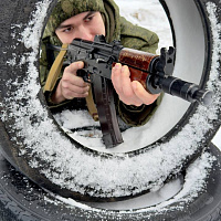 Занятия по тактической подготовке с военнослужащими 15 зрбр