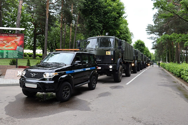 Военнослужащие 361 боо (ЦОВУ) совершили 50-километровый марш