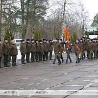 На мемориале «Боевой путь гвардейцев 120-й стрелковой дивизии» прошёл торжественный митинг