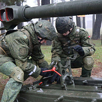 Занятия с курсантами Военной академии