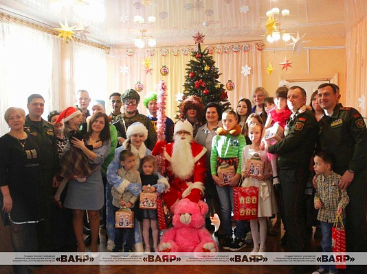 Представители департамента транспортного обеспечения Министерства обороны Республики Беларусь приняли участие в акции «Наши дети»