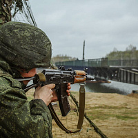 Тактико-специальное учение с мостовым батальоном 36 дмосбр