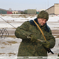 В одной из воинских частей ЗОК продолжаются занятия с военнообязанными, призванными из запаса
