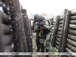 С военнослужащими подразделений ССО проходят занятия по боевой подготовке