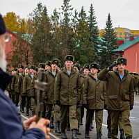 Чествование военнослужащих, выслуживших установленные сроки военной службы