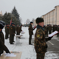 Гвардейцы приняли Военную присягу