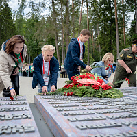 В Гомель прибыл передвижной музей «Поезд Победы»