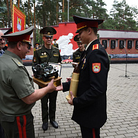 В 72 ОУЦ состоялось торжественное закрытие смены военно-патриотического лагеря «Готовы Родине служить»