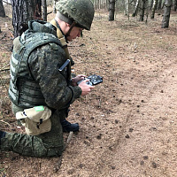 В воинских частях продолжаются занятия по боевой подготовке