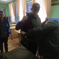 Накануне Дня народного единства зенитчики посетили школьников