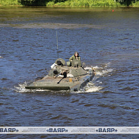 Занятия по преодолению водной преграды в войсках ЗОК