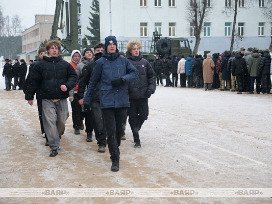 На базе 56-го отдельного полка связи прошла районная акция «К защите Отечества готов!» 