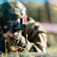 Занятия по огневой подготовке с курсантами Военной академии