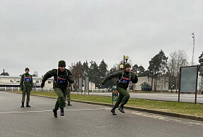 В 7-м инженерном полку СЗОК прошли контрольные занятия по предметам боевой подготовки