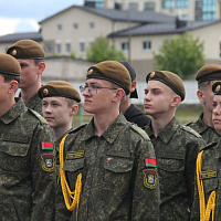 Открытие второй смены военно-патриотического лагеря в 6 омбр 