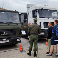 В рамках военно-патриотического воспитания