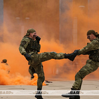 В музейно-парковом комплексе «Победа» прошла церемония отправки граждан на срочную военную службу