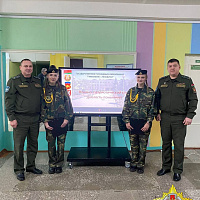 Белорусские военнослужащие принимают участие в мероприятиях военно-патриотической направленности 