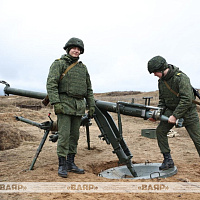  Стрельба штатным снарядом из минометов 2Б23 «Нона-М1» и 2С12 «Сани»