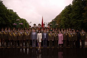 На военно-транспортном факультете в БелГУТ прошел очередной выпуск офицеров