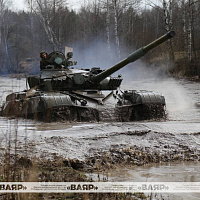 Занятия по преодолению глубокого брода с курсантами 72 ОУЦ