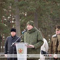 Чествование военнообязанных, принимавших участие в проверке боевой готовности Вооружённых Сил