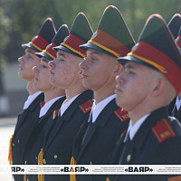 Торжественная церемония открытия VIII Республиканского смотра-конкурса по строевой подготовке