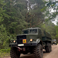 Военнослужащие 377 зрп совершили 50-километровый марш