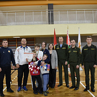 Во Дворце игровых видов спорта «Уручье» прошёл семейный спортивный праздник