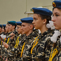 Торжественное открытие военно-патриотического клуба  «Мужество»