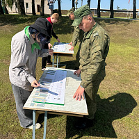 Закрытие смены военно-патриотического лагеря «Зубр» 