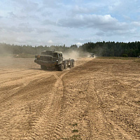  Курсанты 72 ОУЦ совершили 25 километровый марш в составе колонны