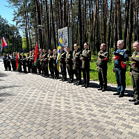 Военнослужащие 483 обоо вместе с воспитанниками военно-патриотического клуба «Прометей» провели автопробег