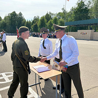 Военную присягу приняли