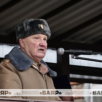 Военную присягу приняли новобранцы 361-й базы охраны и обслуживания