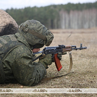 Занятия по огневой подготовке с военнослужащими 120 омбр