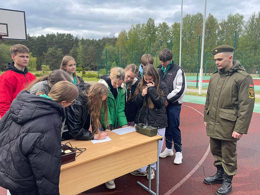 Военнослужащие 361 боо (ЦОВУ) приняли участие в проведении открытого слета учащихся педагогических классов