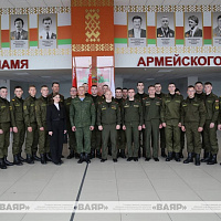  Чествование военнослужащих, выслуживших установленные сроки службы