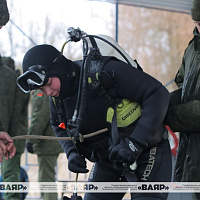 Сбор водолазных подразделений инженерных войск Вооружённых Сил