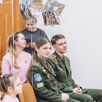 Курсанты военного факультета в БГАА приняли участие в акции «Наши дети» 