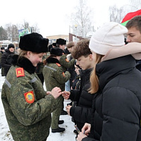 Церемония открытия военно-патриотического клуба «Черный лис»