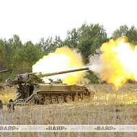 На полигоне Осиповичский прошли занятия по специальной подготовке с одним из подразделений 231 абр