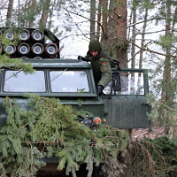 Контрольные занятия с воинскими частями и подразделениями ракетных войск и артиллерии