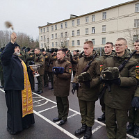 ФОТОФАКТ: принятие присяги новым пополнением 2-й и 188-й гвардейской инженерной бригад