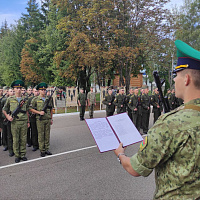 Военную присягу приняли