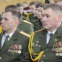 Торжественные мероприятия в 841-й гвардейской группе артиллерии 11 омбр