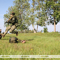 Под Витебском продолжается тактико-специальное учение «Военкор-2023»