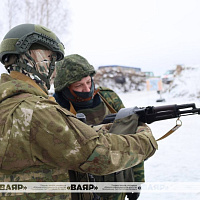 Продолжается учебный сбор с военнообязанными территориальных войск