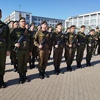 Генерал-майор Александр Науменко поздравил личный состав с принятием Военной присяги