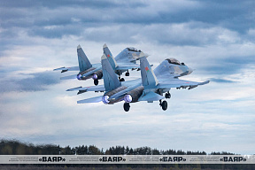 В 61-й истребительной авиационной базе в преддверии 75-летнего юбилея проходят плановые полёты